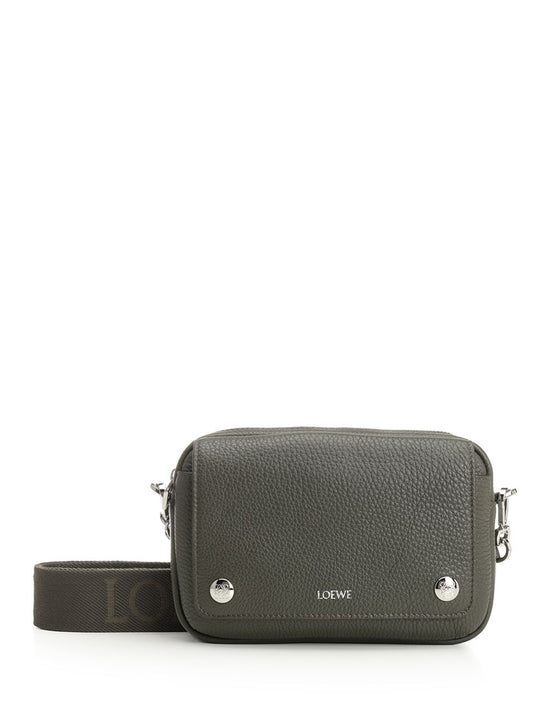 Messenger Pebble Crossbody Bags Green