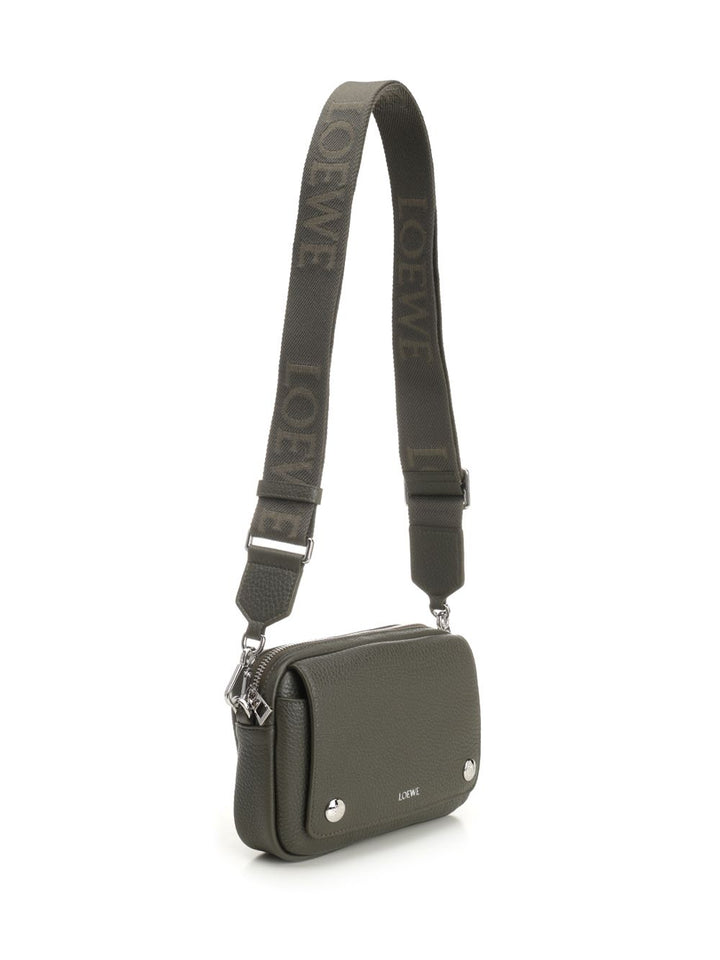 Loewe Messenger Pebble Crossbody Bags - Green | 586eba43c062848661e911dcd36944bcce65ee4d