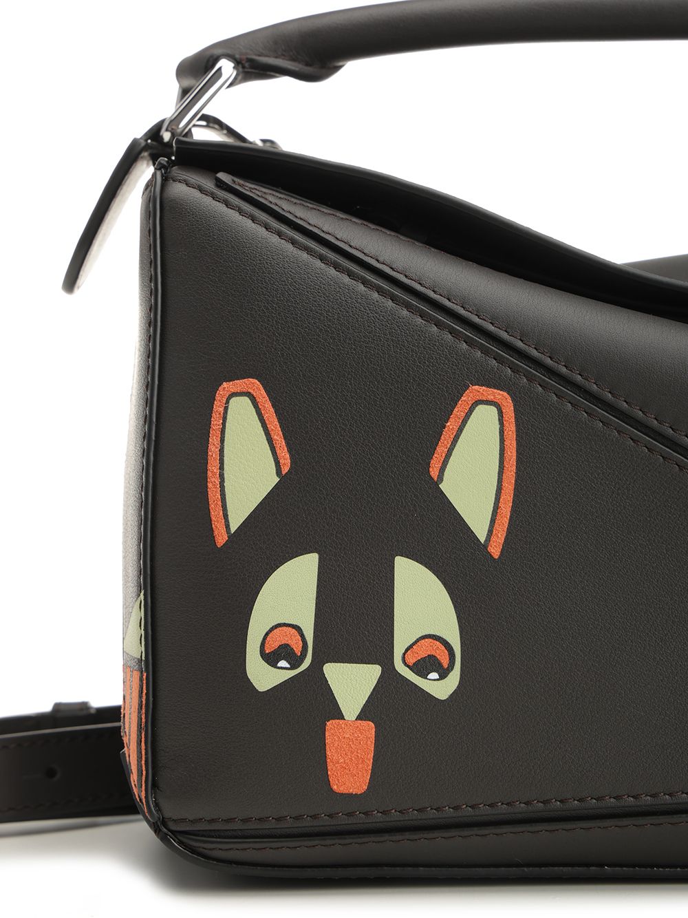 Loewe Puzzle Futurist Cat Handbags - Brown | 1eee21e44db2dd6f1264b6d0fe9898851074720e