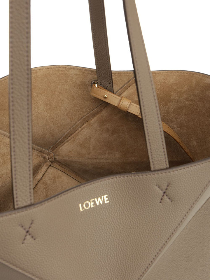 Loewe Puzzle Fold Crossbody Bags - Brown | 4e898ef570217edcbe7658c459cdb21834157f58