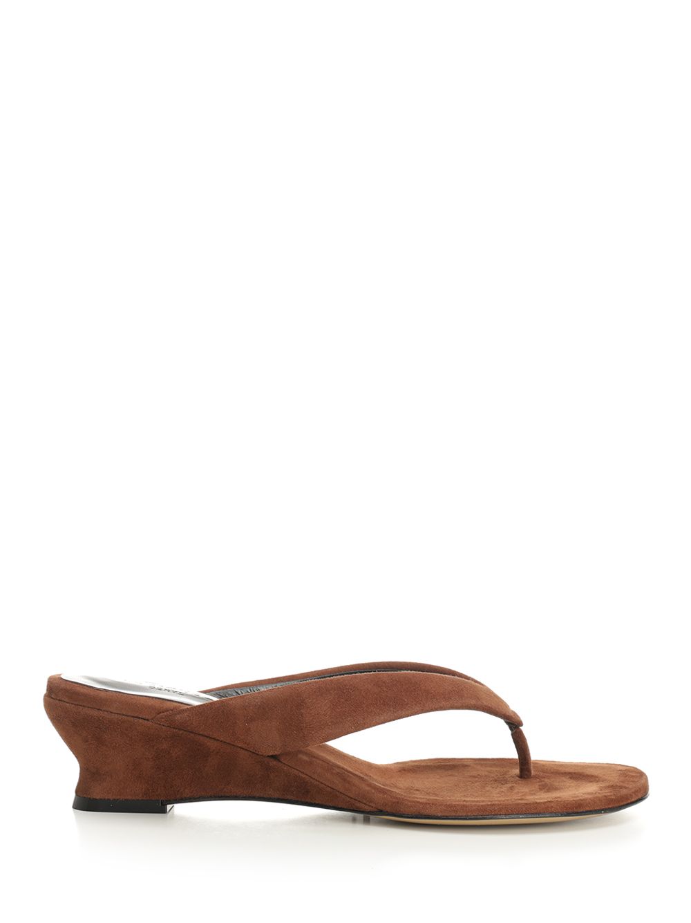 Le Monde Beryl Micro Wedge Thong Sandals - Brown | 97387598e40a638e698ad7e247073d7e619dfa28