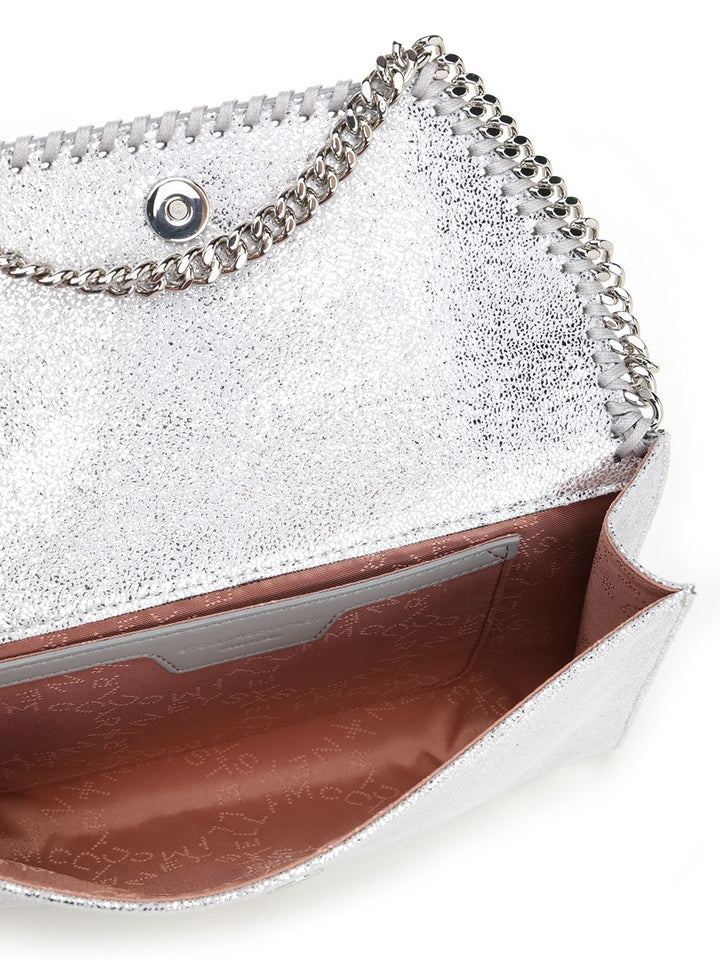 Stella Mccartney Falabella Chain Shoulder Wallet Crossbody Bags - Silver | 73e2c72886317fdbecbc6286f66d52be4fea3c6c