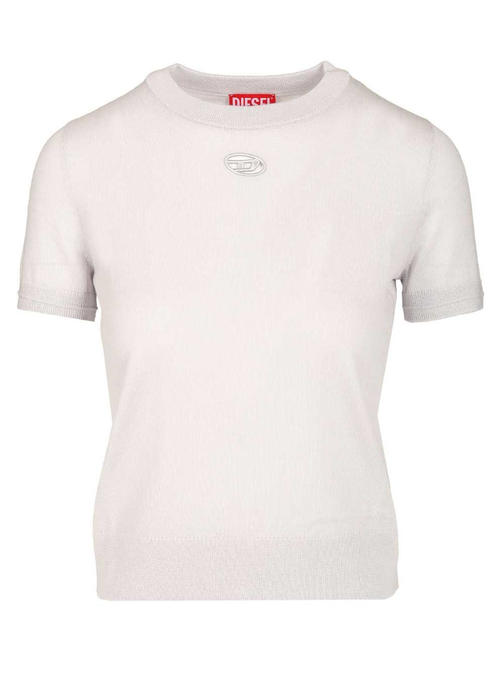 Diesel Wool Sweater T-Shirt - Grey | 7b669306808fb5b807c78393879a2639b94a695b