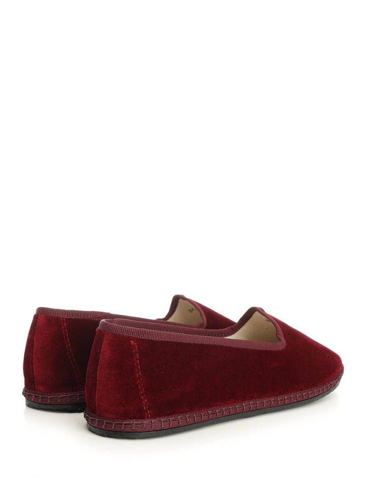 Vibi Venezia Furlane In Velvet Scarpe basse - Bordeaux | b1238376a4e3b435dfe1c099b43ae04af1cbc438