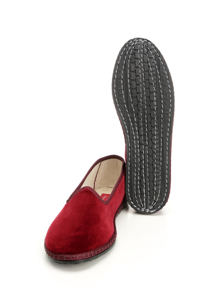 Vibi Venezia Furlane In Velvet Scarpe basse - Bordeaux | c04bee0cd27e516396d60a8d1b0646ff6442213c