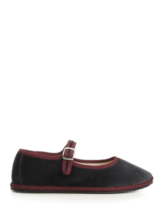 Furlana Mary Jane Scarpe Basse Bordeaux
