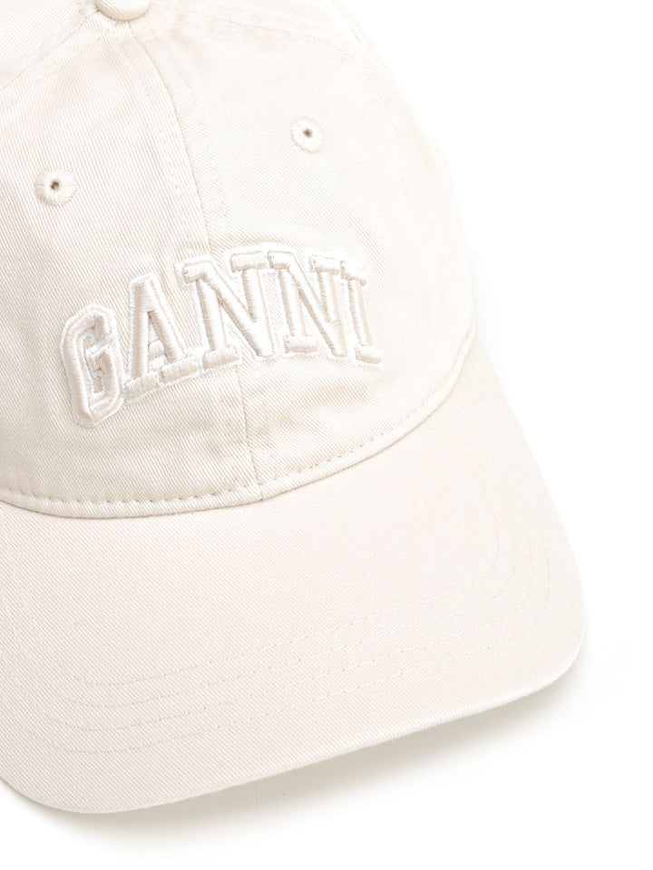 Ganni Cotton Hat Hats - White | afb329b3dc8654f3c31a87a766392f2670d8dc52