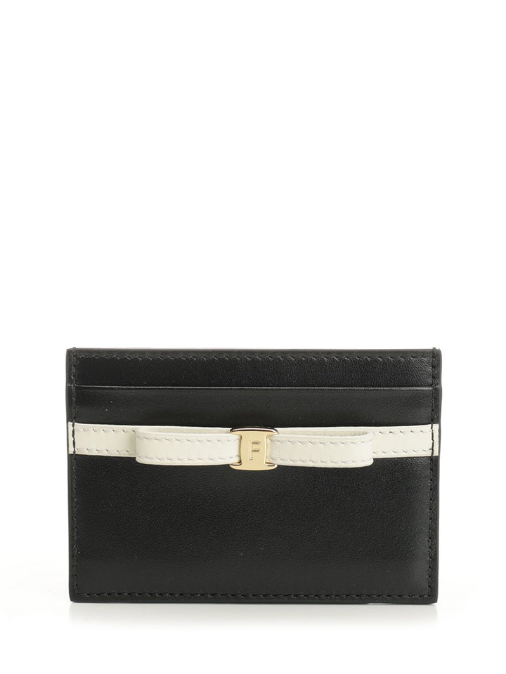 Ferragamo Leather Card Holder Small leather goods - Black | 9d880bfb700a84924cfa2c6cc41a11fdab9844dd