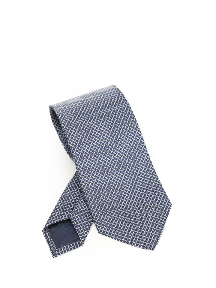 Ferragamo Silk Tie Scarves And Foulards - Blue | 0864ce141dcb3255c08a75ce80d65a74529b0b13