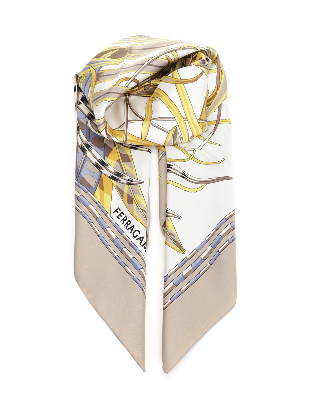 Ferragamo Rooster Scarves And Foulards - Beige | 3ed352a9c6b11bcc1a2a1708a4ab9dc80d3331d7