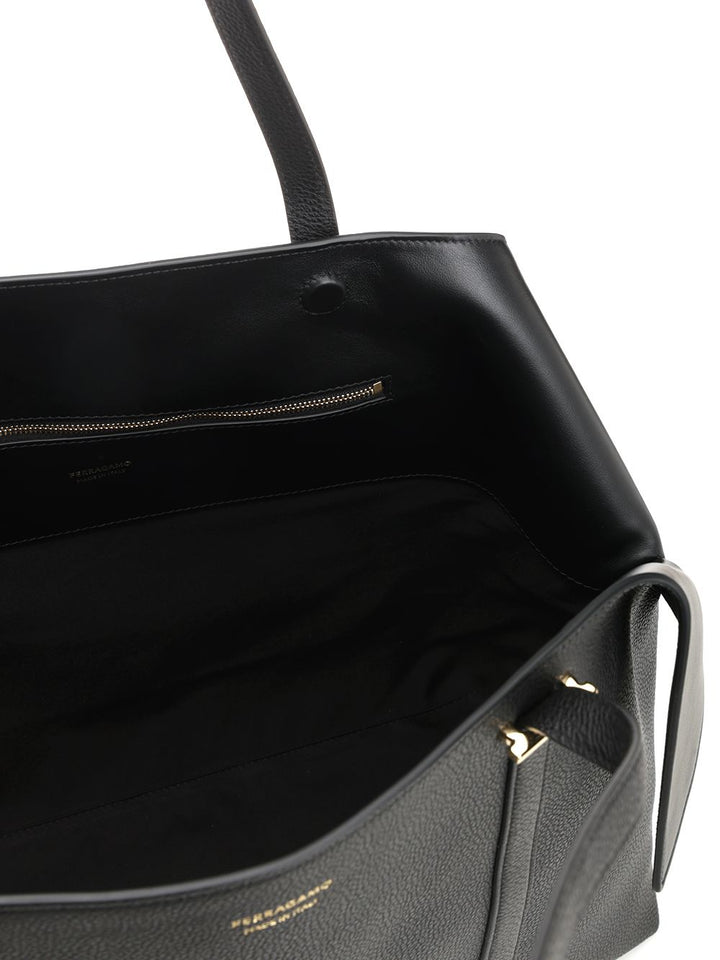 Ferragamo Scarf Tt Shoulder Bags - Black | fb8f996d6732deb71c317a608344ceff58680852