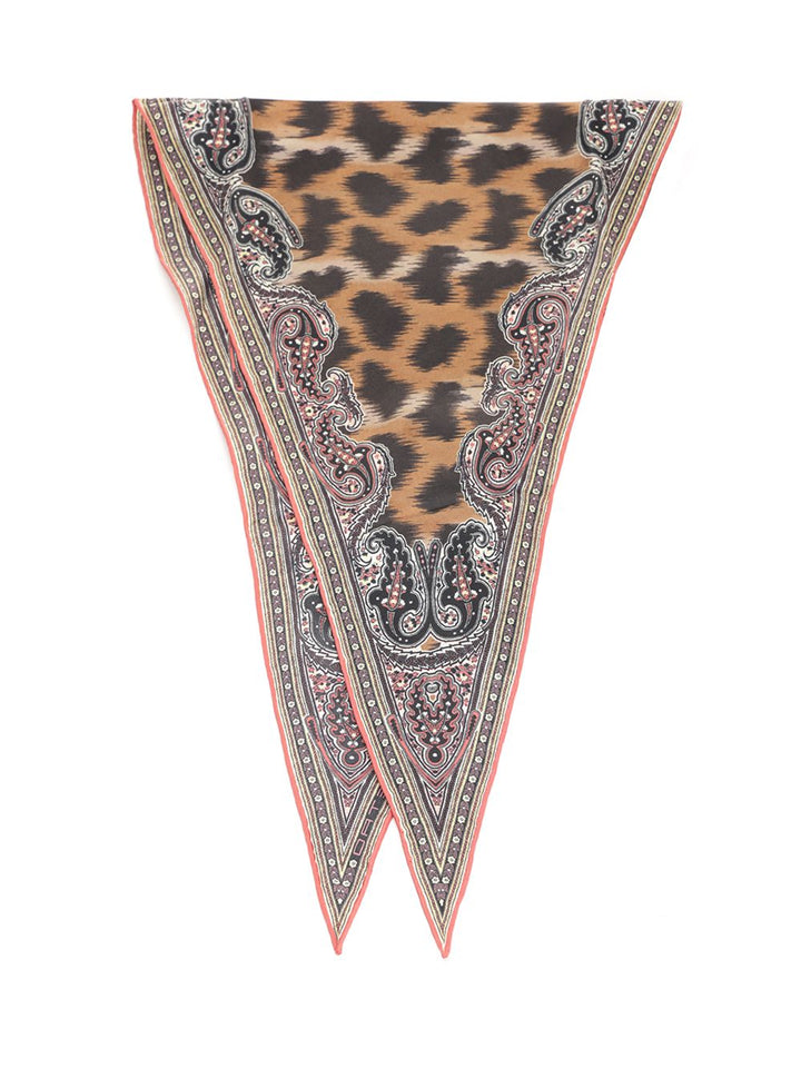 Etro Multicolor Print Rhombus Foulard Scarves And Foulards - Animalier | 4a0088d4d914c577a230d978600e730d05a03040