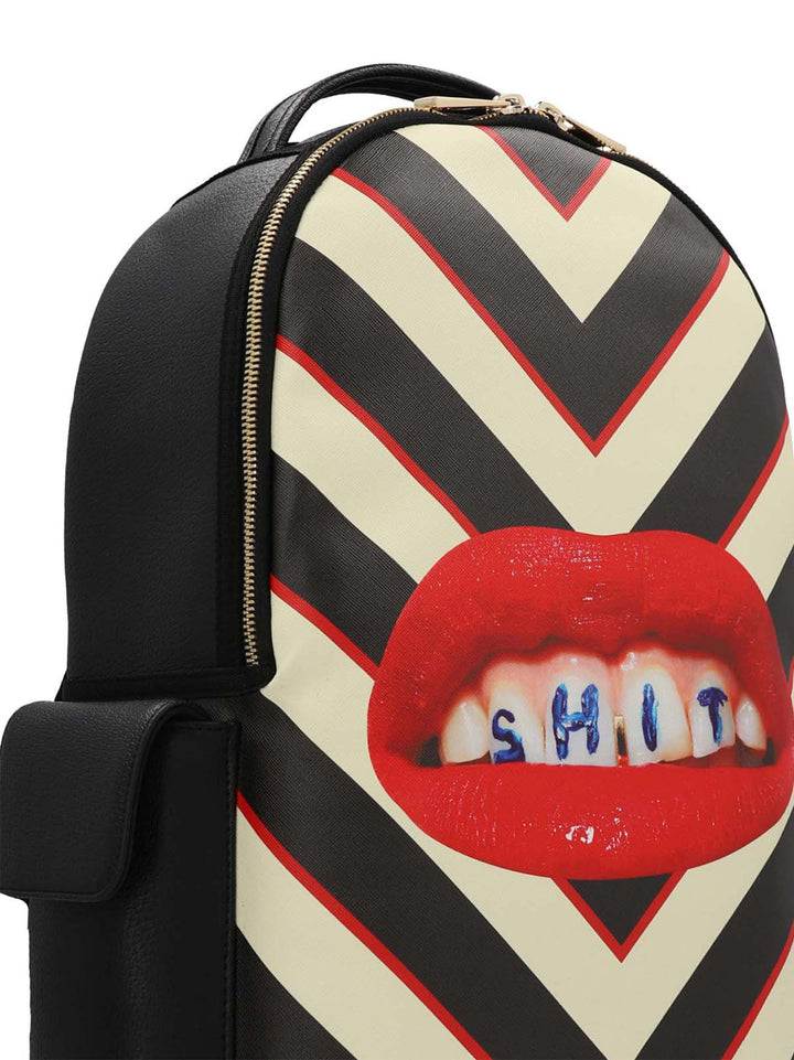 Seletti Regimeenta Shit Backpacks & Travels - Black | a0a6e84475be67e98da04dda1858b5479210ed32