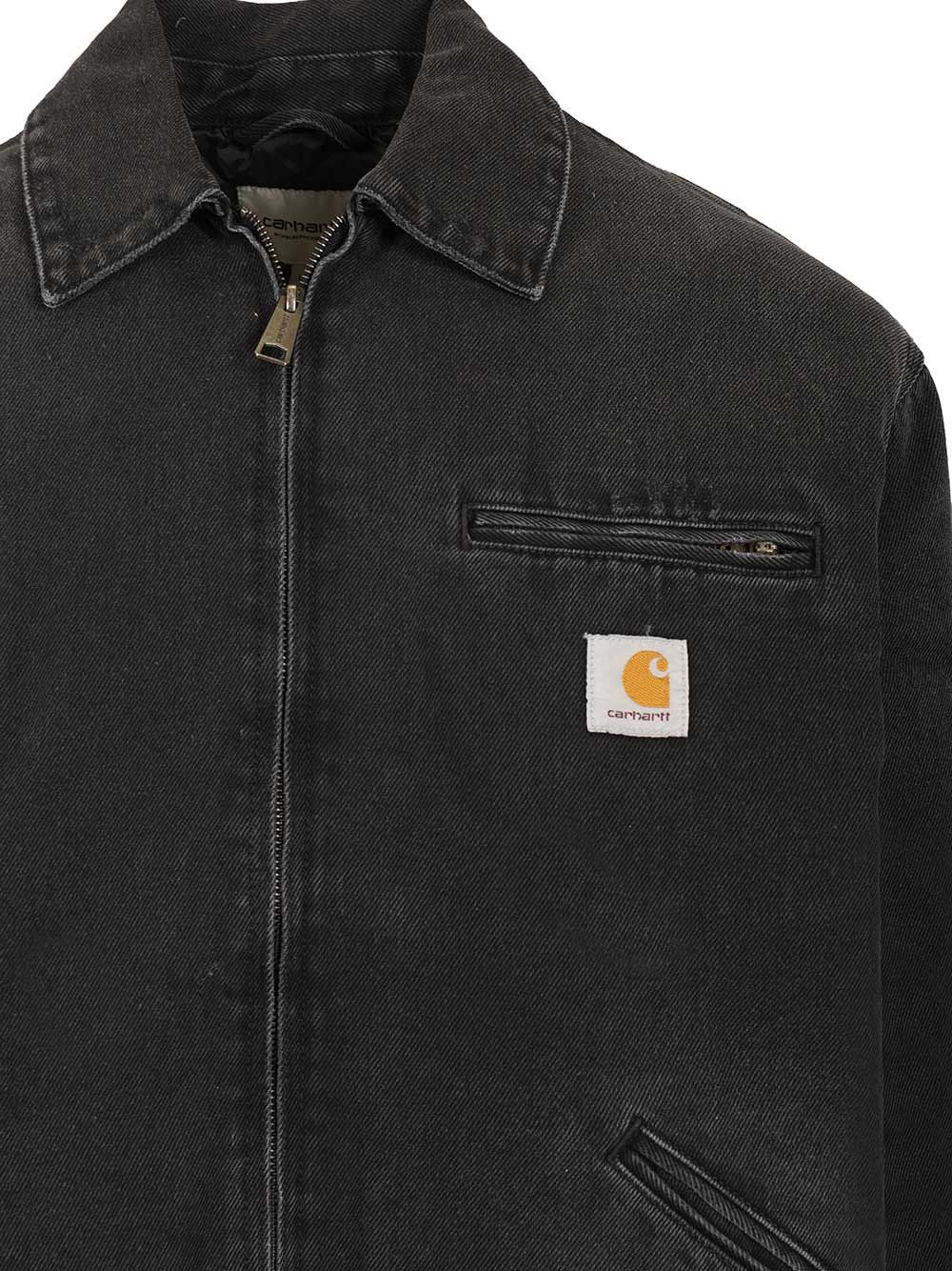 Carhartt Wip Detroit Jacket Cotton Bradento Jackets - Black | fcd59026839119719e32ba7f0699f3d89bdc3a46
