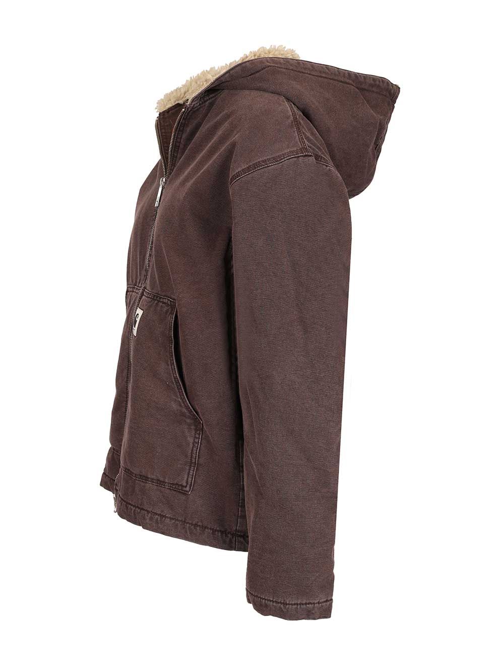 Carhartt Wip Women’s Hooded Mitch Jacket Jackets - Brown | e110e62775a930f21b4288324c97ebb3eb85d046