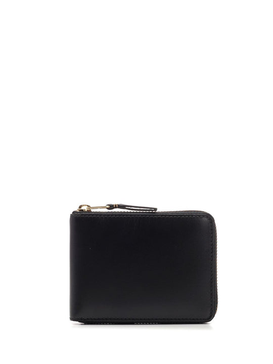 Compact Zipped Wallet Wallets Black