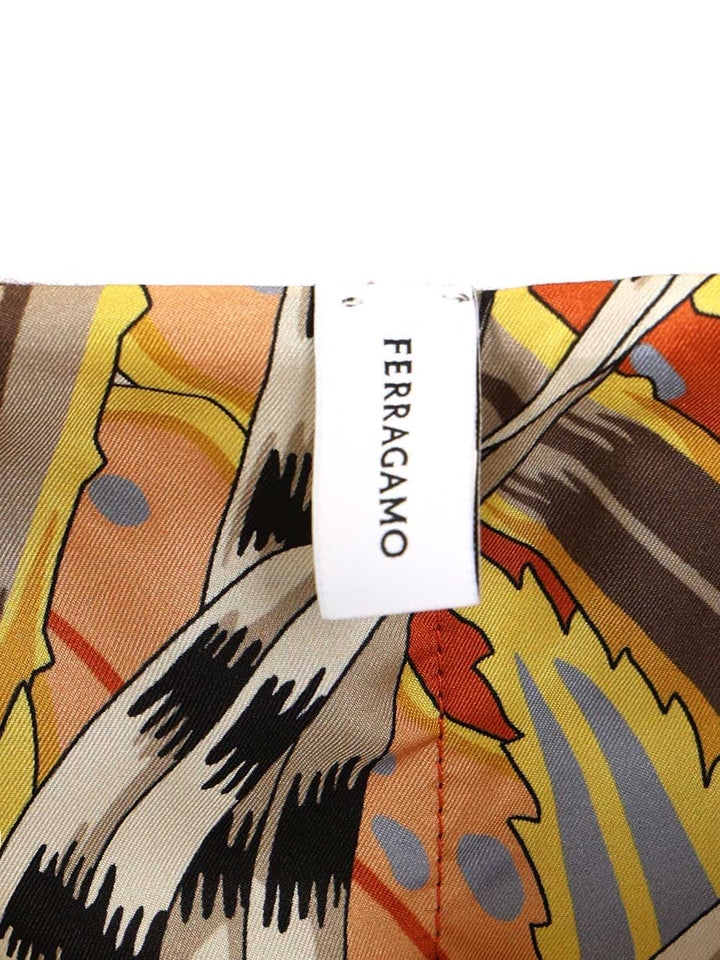 Ferragamo Cape Roost Scarves And Foulards - Brown | 0f02b210042d3ab059e2bd548b576255d06403ea