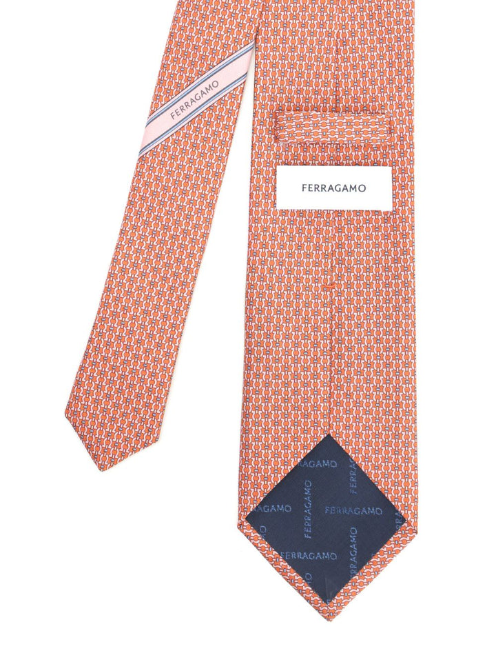 Ferragamo Silk Tie Scarves And Foulards - Orange | af2b02c0430817389c7adfc46b3a4c68c44ed2bf