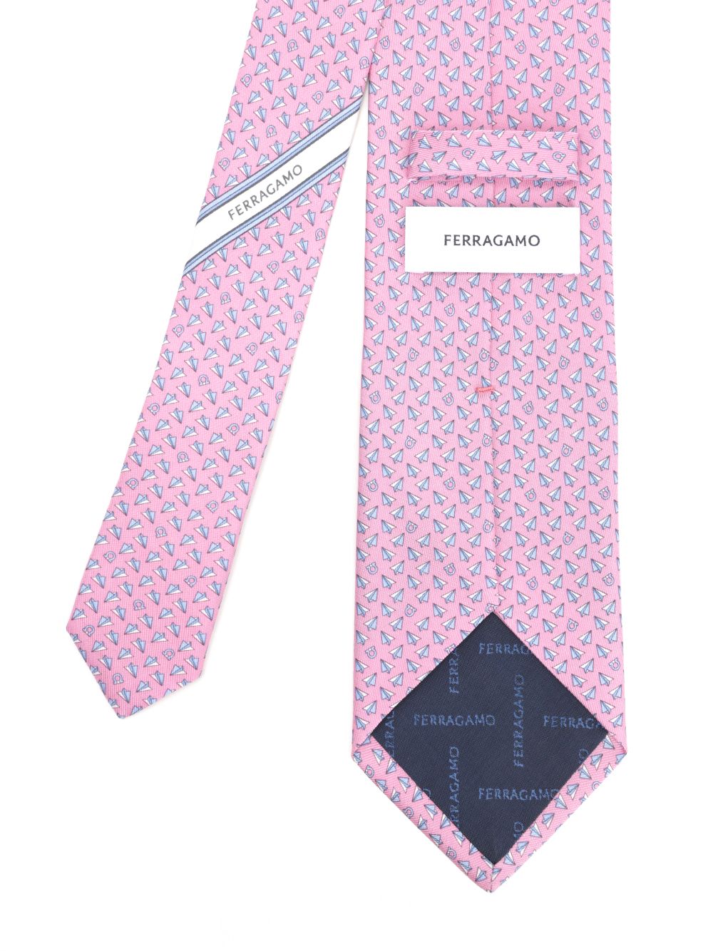 Ferragamo Silk Tie Scarves And Foulards - Rose | 55f8923ff015185bbac5f213690abbcba0b1ec22