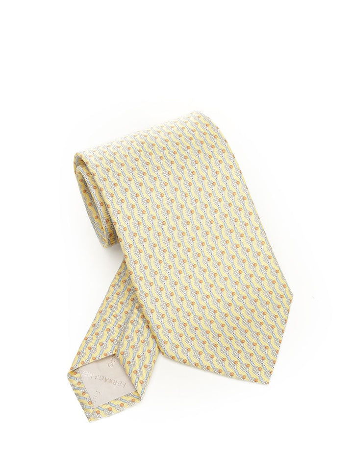 Ferragamo Battuta Scarves And Foulards - Yellow | fafda9cd1b695f40739713bc6290ac0ed4d97126
