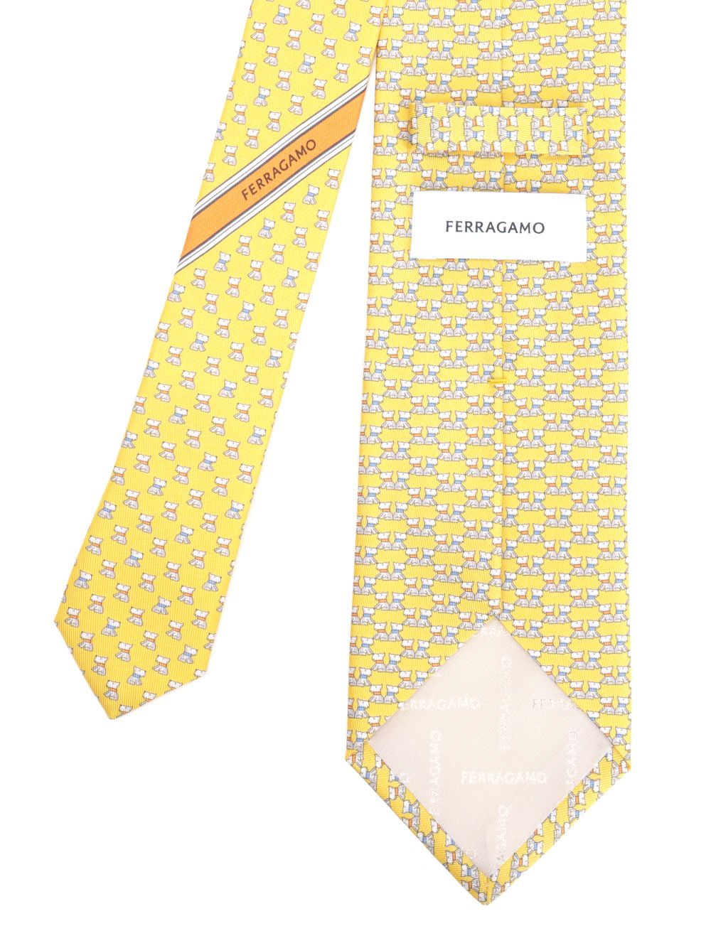 Ferragamo Fido F.Giallo Scarves And Foulards - Yellow | 7072d44d09ae3cbed5860ed68afbf0037446c5a1