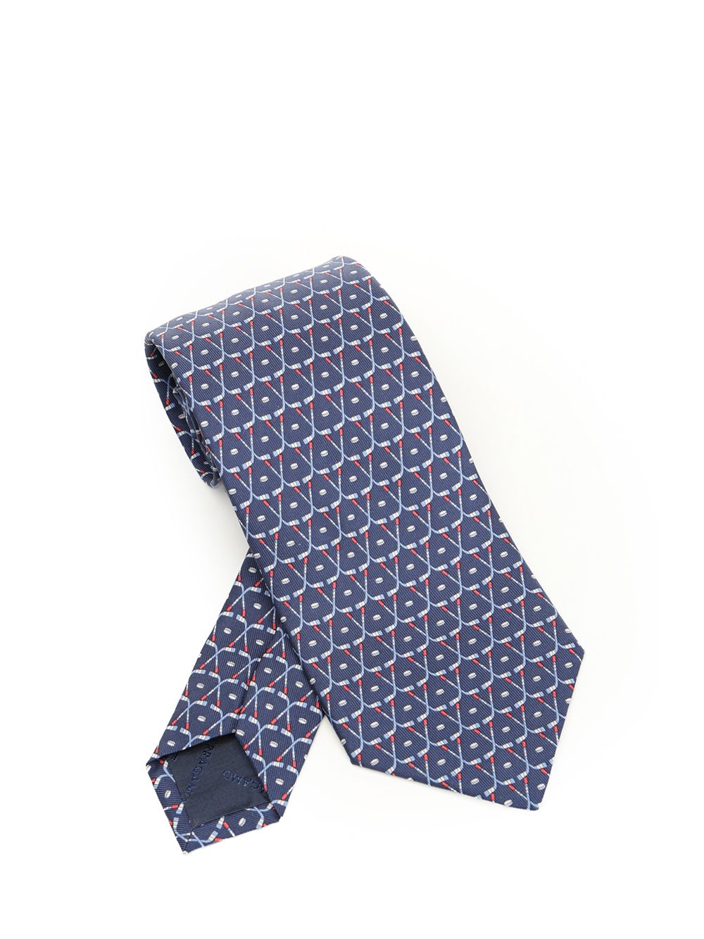 Ferragamo Hockey Ties And Bow Ties - Blue | 1126a5952a8dc23e9de9af78cf225cc34571dee8