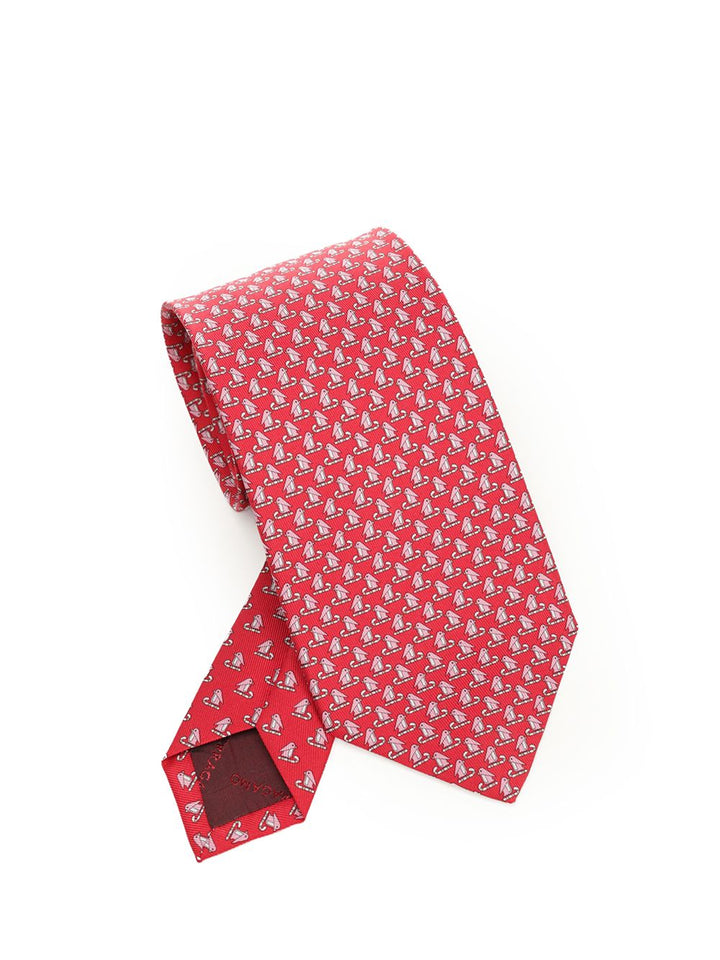 Ferragamo Silk Tie Ties And Bow Ties - Red | d28f5ebec5cc81c772cd534b25845a4c912e0f79