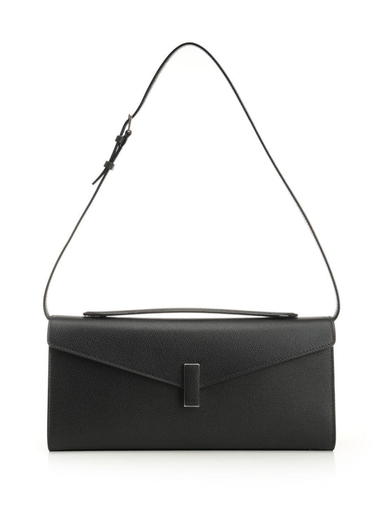 Iside Clutch With Handle And Strap Clutches Black