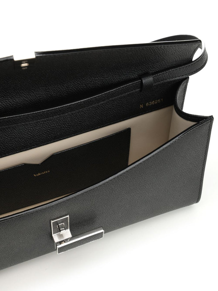 Valextra Iside Clutch With Handle And Strap Clutches - Black | a800173278f9eda4e1ddc75ae915003d97d3185c
