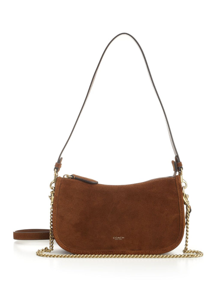 Coach Suede Waverly Bag Shoulder Bags - Brown | accc5b10e95425db527519a9bda7f51bff9a657c