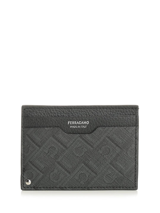 Ferragamo Monogram Wallets Black