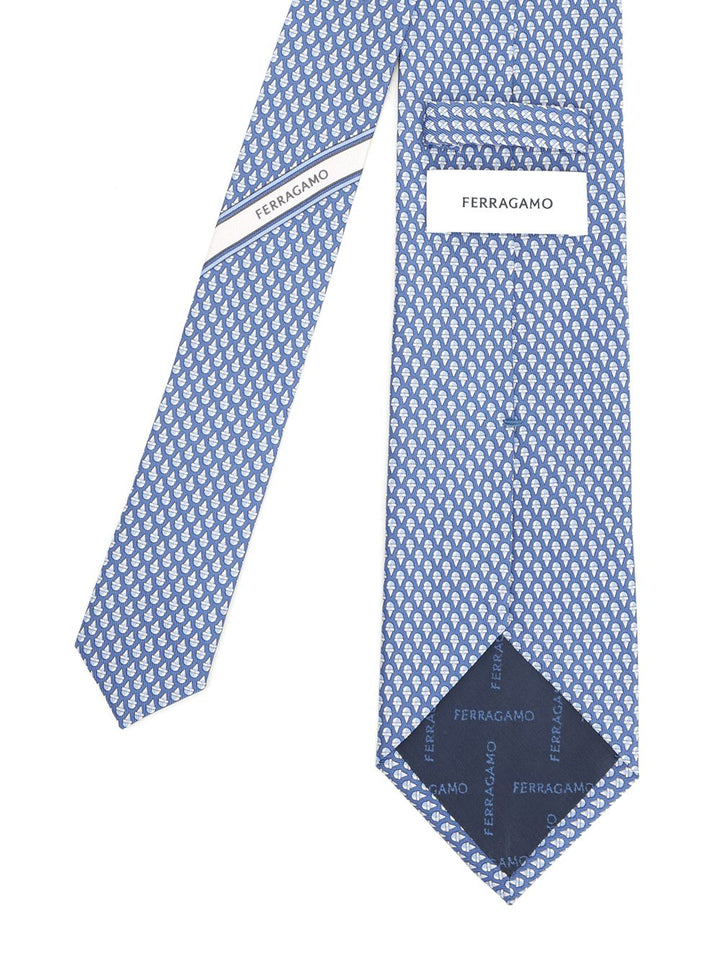Ferragamo Silk Tie Ties And Bow Ties - Light blue | aa3da2ab1ccc52e5fdf14d63006d6c82c77642ec