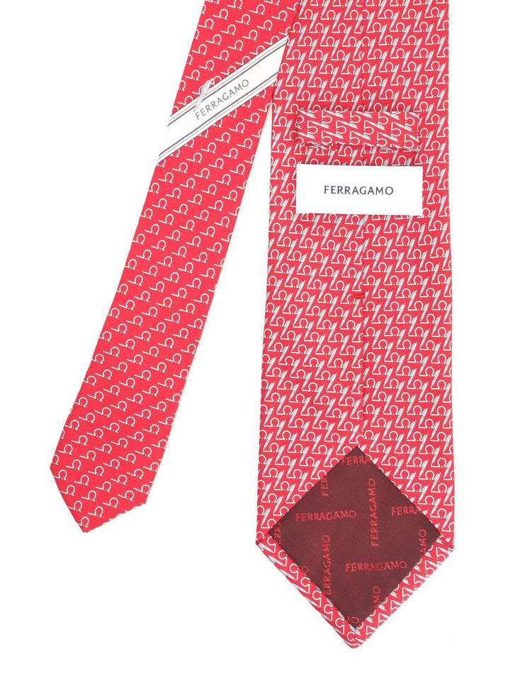 Ferragamo Silk Tie Ties And Bow Ties - Red | 78bbe5886641c05af0cbd55cb5c6ebe03d7a9a03