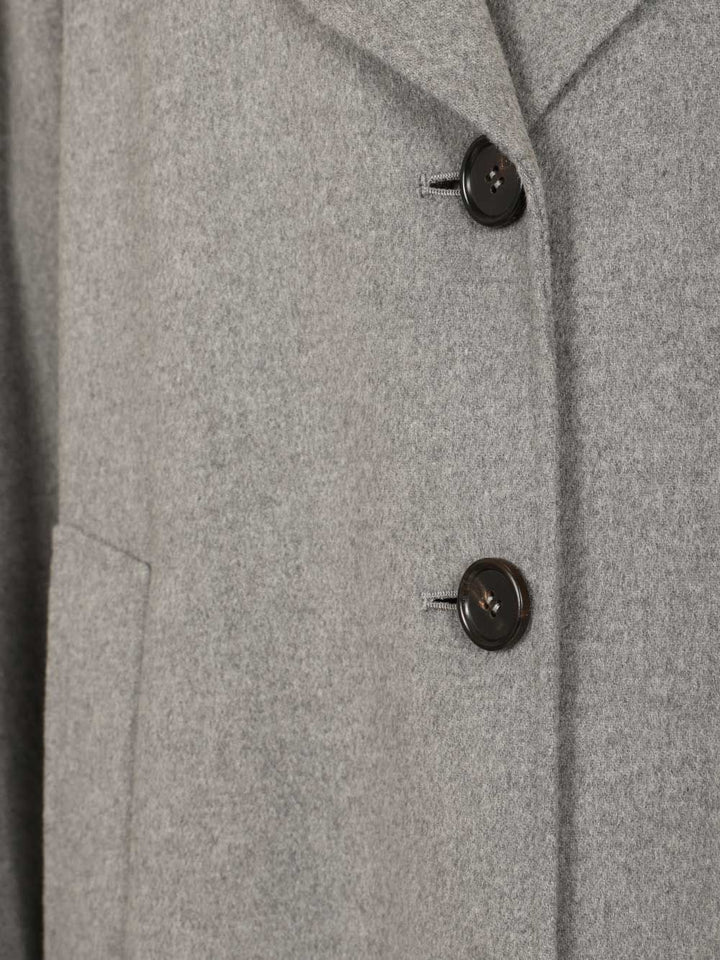 'S Max Mara Zoe Coats - Grey | cd6f61a0ba843f486eab71d4349a885d6e41d644