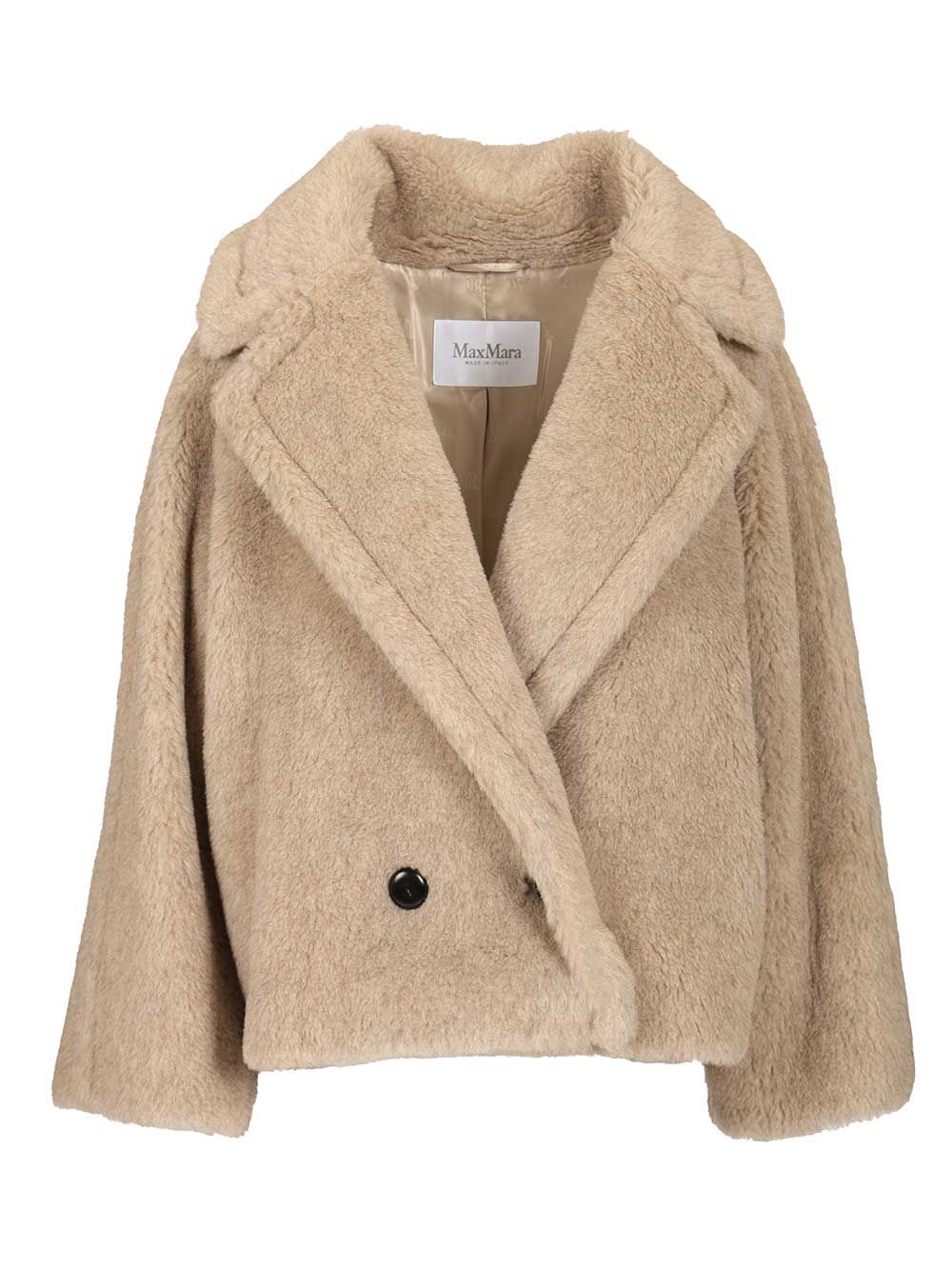 Max Mara Teddy Coat Coats - Beige | 53dac5bc1f39375fa7ce988287c3038b111cddf8
