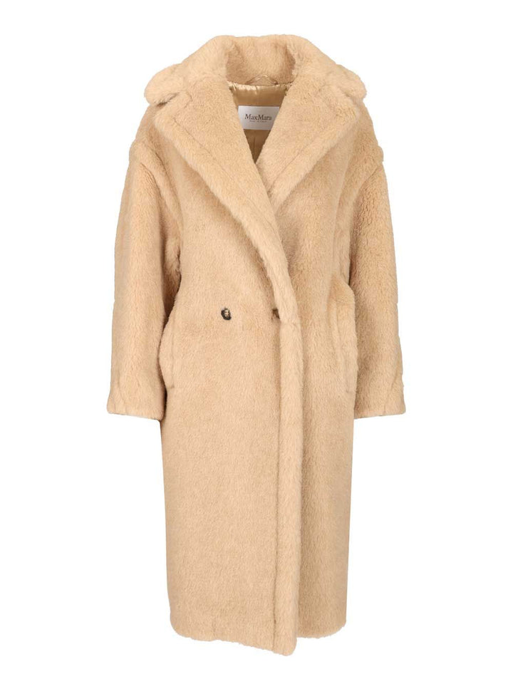 Max Mara Teddy Bear Icon Coat Coats - White | c9ce2b895ade59faa3dc9a1738284faf33e9e97e