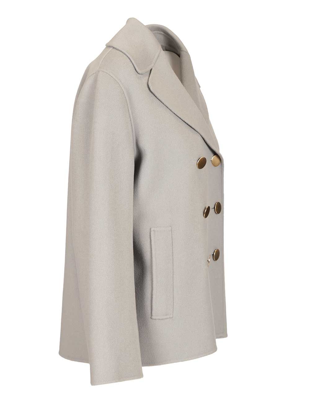 'S Max Mara Margot Wool Drap Jacket Jackets - Light blue | c647705d516b1620fe78838d8d3e739b13be9d90