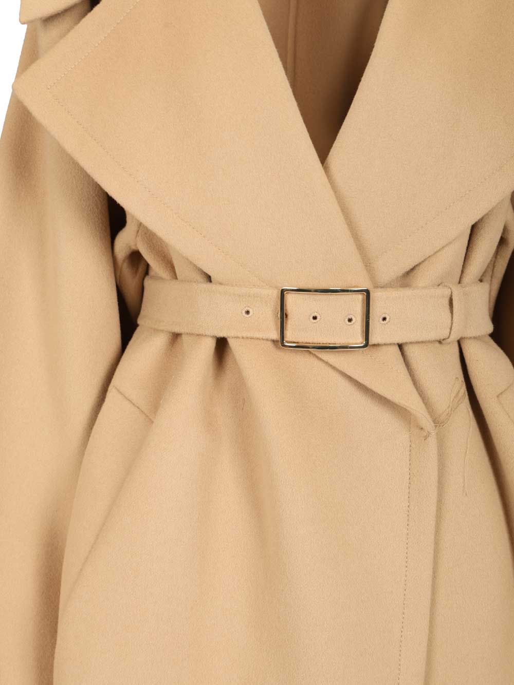 Sportmax Spxpagine  Coat Coats - Beige | 94acf77d016fa3a0bfd30300c29825145c420102
