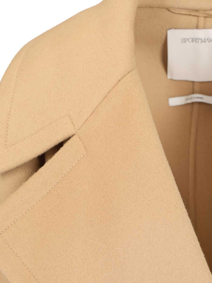 Sportmax Spxpagine  Coat Coats - Beige | 25fd28c3a507ec191b234ae3fe75e61f2031cd69