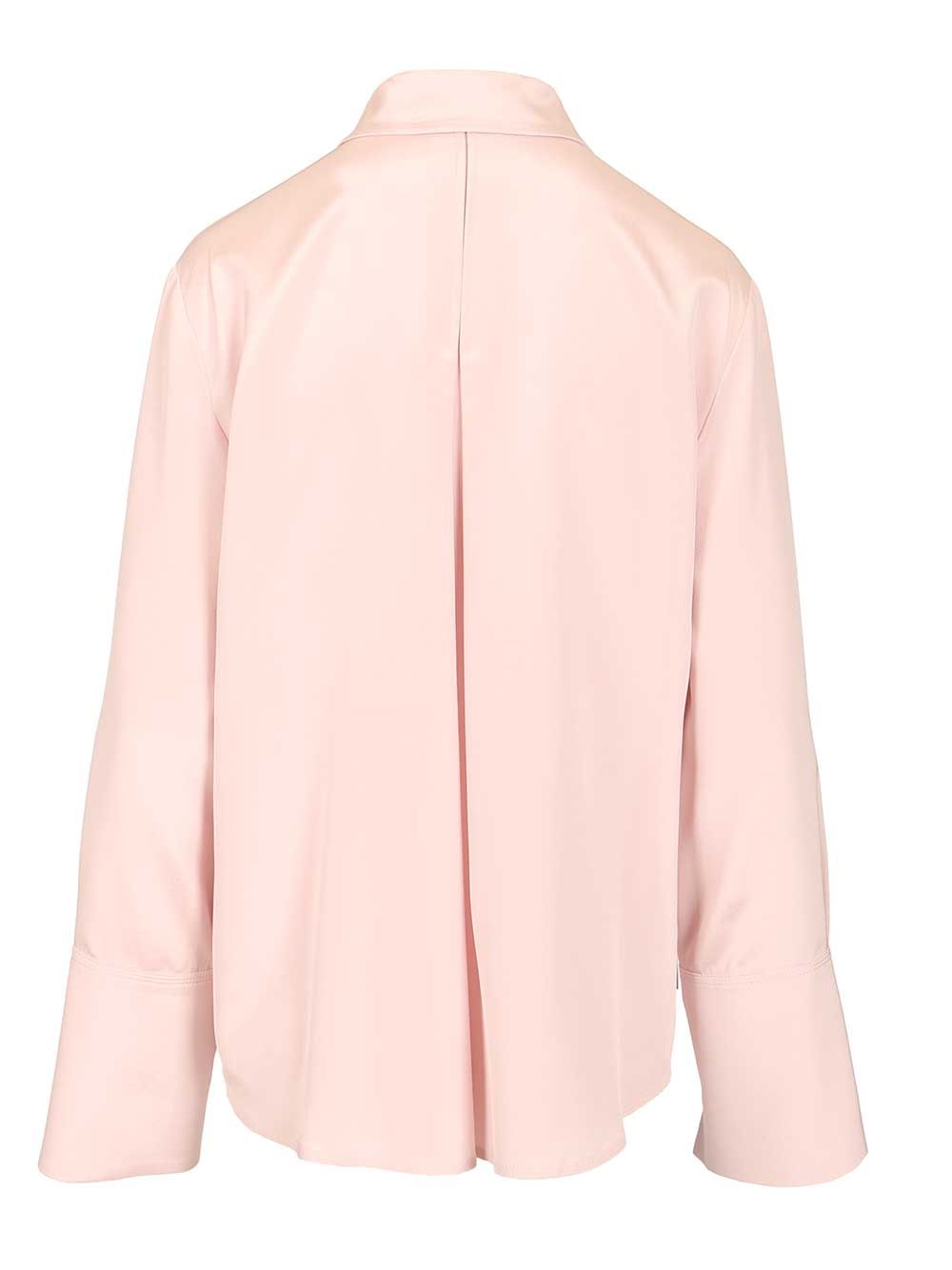 Max Mara Voliera Oversize Shirt Silk Cady Shirts - Rose | 1d9815facc26ebd1869db95443837556c7af4878