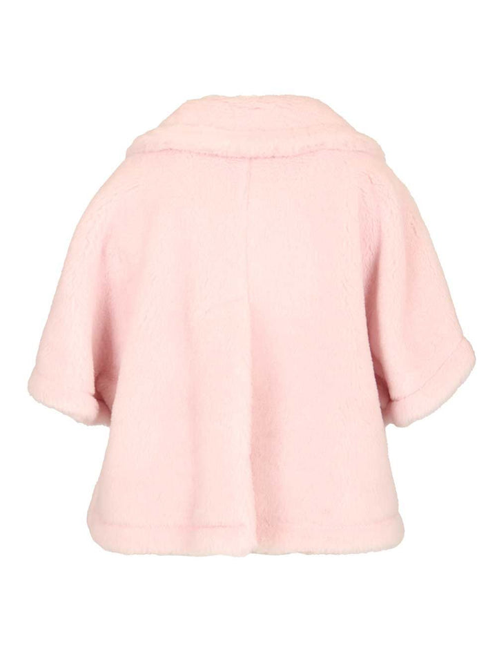 Max Mara Teddy Cape Coats - Rose | 84687a2ffe94edd2a6d3fd32113357d3fc74a11d