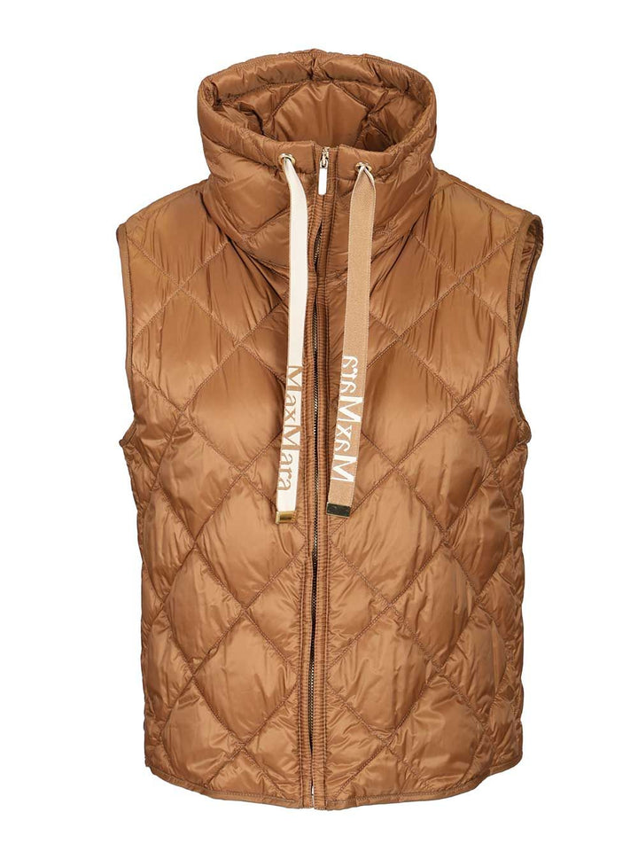 Max Mara The Cube Nylon Canvas Vest Coats - Beige | fc3d2c5ed34b6f03c08d7c2e6e4f5a76524756e5
