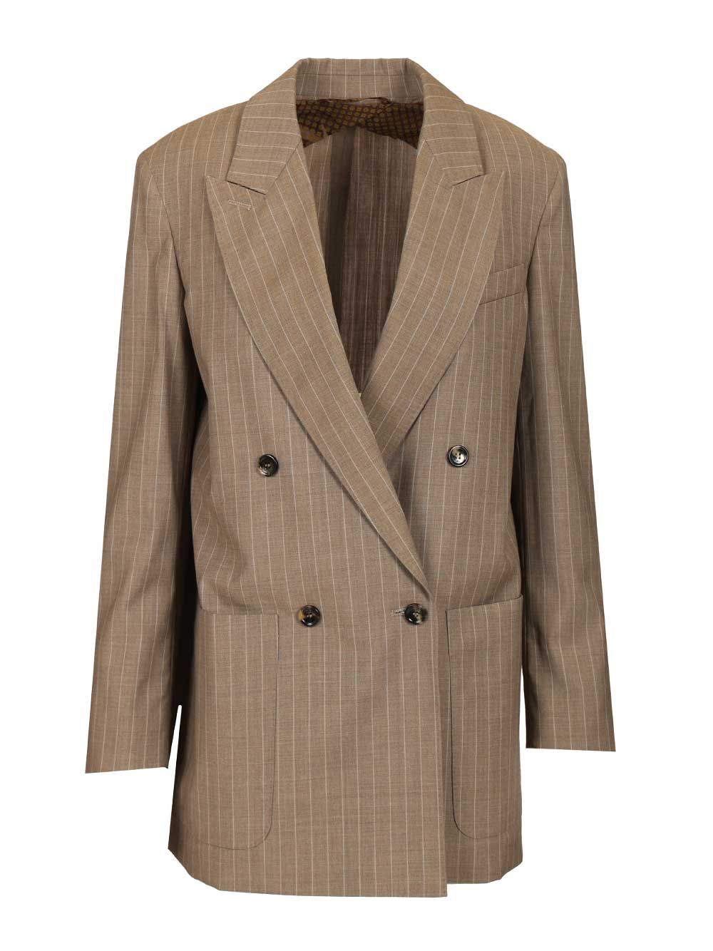 Max Mara Oversized Blazer Jackets - Brown | ccbd5d3638ffe721cd0c025c46fdbb6359aeb898