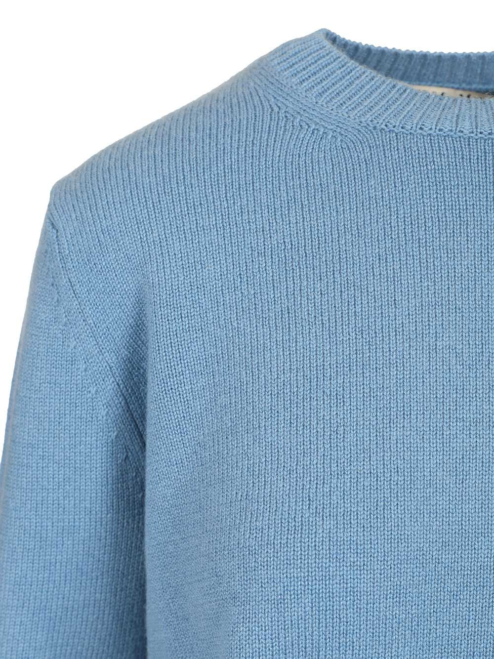 'S Max Mara Fresia Sweater In Wool And Cashmere Knitwear - Light blue | f03aab8091d4b3a148c8318be479852f086c3b21
