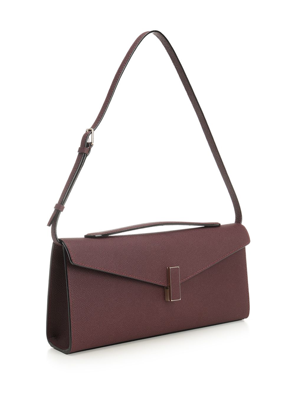Valextra Iside Clutch With Handle And Strap Clutches - Bordeaux | b276ad2678c42b089e107aae5bc27343205e378e