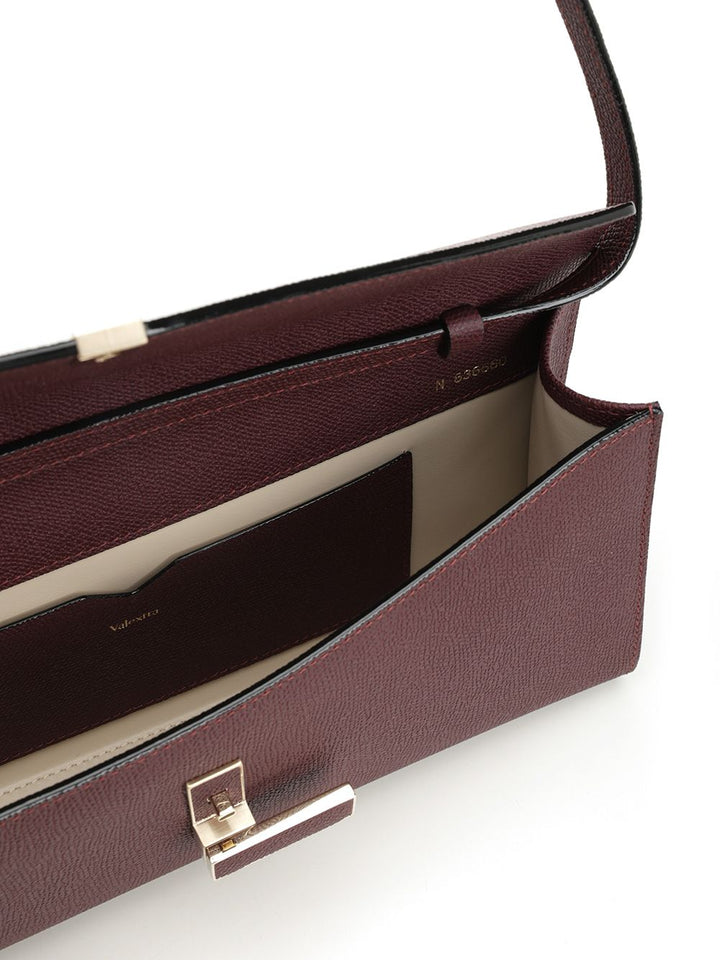 Valextra Iside Clutch With Handle And Strap Clutches - Bordeaux | 9c25a2b3599ae91c91a8078be577ba1266963c0d