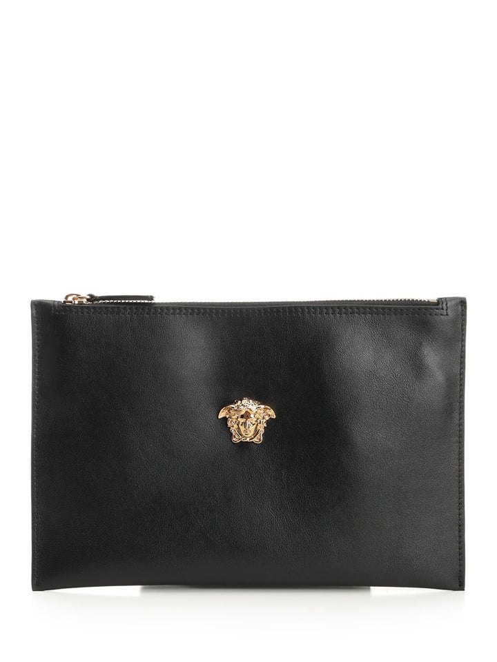 Versace Slim Leather Pouch Small leather goods - Black | e3e435ea7d99229283d872944feef7e21dce691a