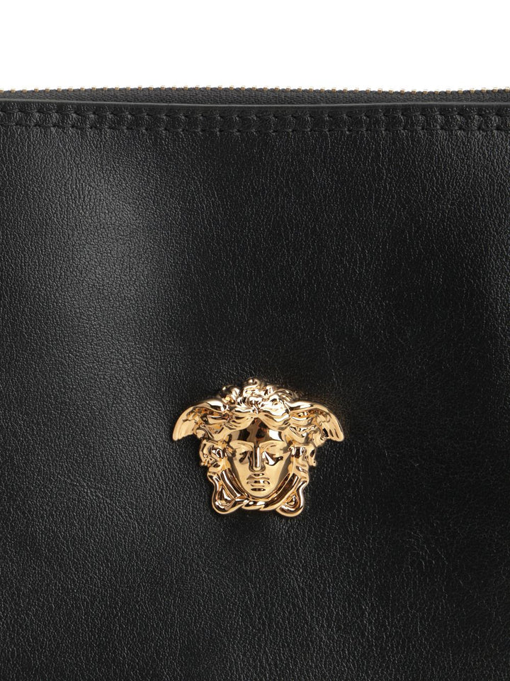 Versace Slim Leather Pouch Small leather goods - Black | c29229eae1bd3694a10a7396fcb88c128c482f5d