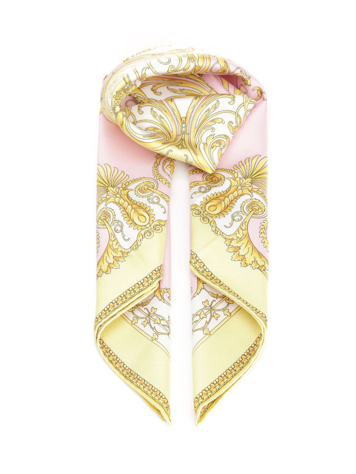 Versace Silk Scarf Scarves And Foulards - Rose | f4b3e9aa4556c42b887431d5618e9c154f7a15e4
