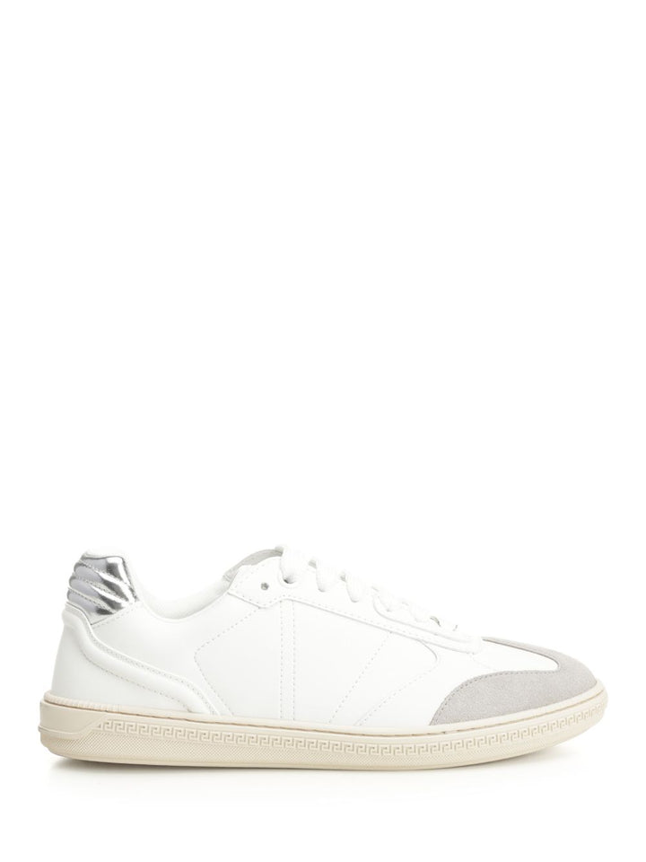 Versace Greca Court Sneakers - White | 6c9aa3ab467e8727929647df49fa2d59eb9801c1
